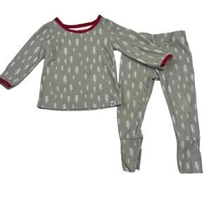 SweetHoney Holiday Trees Pajama Set